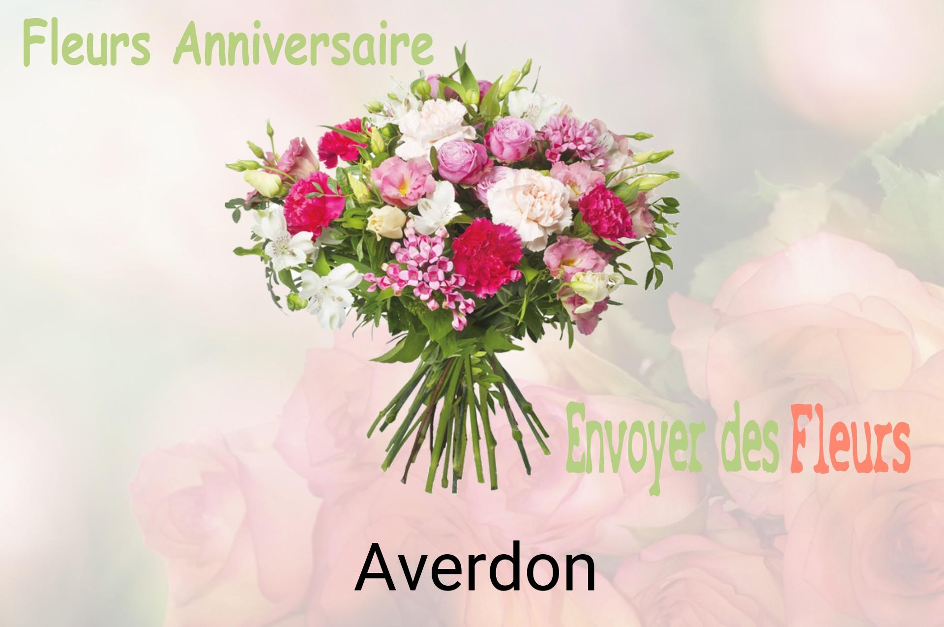 Bouquet de fleurs d’anniversaire livré à Averdon